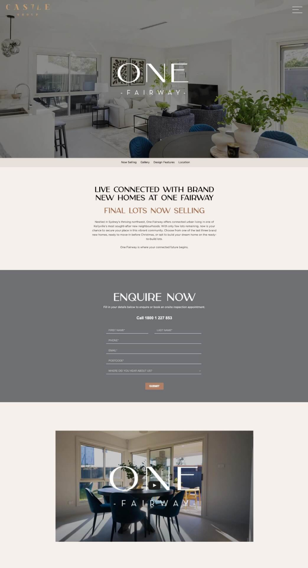 One Fairway Landing Page